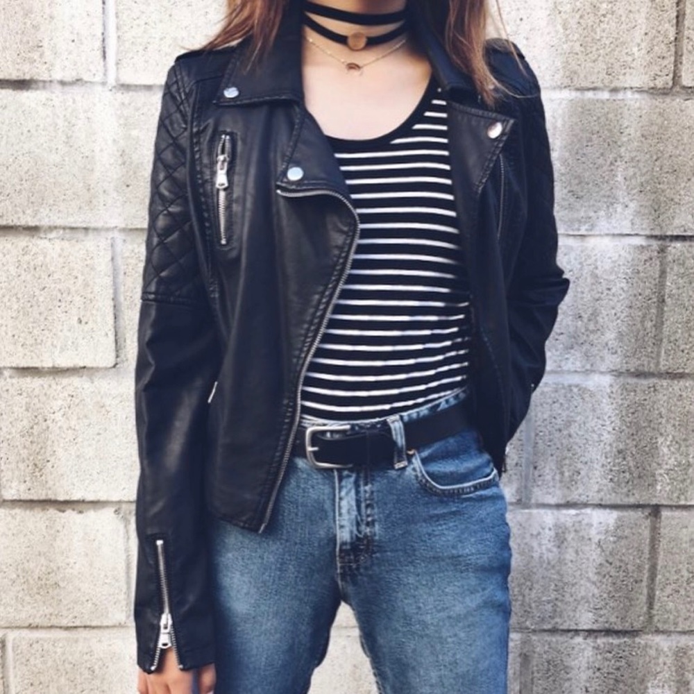 Faux Real Moto Jacket